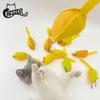 Fabricante en Stock Venta al por Mayor Combinación de Colores Hecho a Mano Tela Juguetes para Ratón Gato Gato Caminando Gato Divertido Juguetes Interactivos para Mascotas Suministros para Mascotas