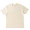 Camiseta Promocional de Algodão Puro Antibacteriano de Peso Pesado 220g 7A com Ombro Caído para Homens, Cor Sólida, Gola Redonda, Manga Curta, Antibacteriana e Repelente de Ácaros