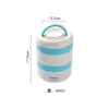 Bolsa Redonda de Acero Inoxidable 304 Transfronteriza para Almuerzo de Estudiante y Trabajador de Oficina, con Almuerzo, Caja de Almuerzo Aislada Multicapa
