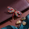 Broche de Insecto de Alta Gama para Mujer de Comercio Exterior Transfronterizo, Broche Versátil de Libélula Retro, Pin de Accesorio para Ropa