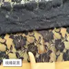 Tela de encaje multicolor cortinas elásticas bordado bordado fondo de boda ropa faldas cortas vestidos tela base