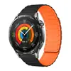 Adequado para Pulseira de Relógio Huawei Gt3/4/5/Gt6 Watch4567 Modelo Blindado Forma de I Três Contas Silicone Magnética
