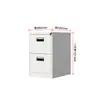Gabinete de Archivo Colgante A4 de Oficina Cajón Gabinete Archivo de Contratos Documentos Gabinete de Múltiples Cajones con Cerradura Gabinete de Almacenamiento Debajo del Escritorio Gabinete Bajo