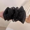 Satin de alta calidad estrella amor brillo flash agarre femenino exquisito socialité pinza de tiburón moño para el pelo pinza para el pelo