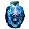 Halloween 2024 Navidad transfronteriza suéter de impresión digital 3D suéter para hombre estampado