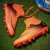 Novos sapatos base de travas altas Sapatos de futebol de alta tração para homens pregos quebrados treinamento indoor fabricantes atacado