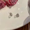 Nuevos y encantadores pendientes de perla para mujer 2023, aguja de plata 925, diseño de nicho, incrustados con diamantes, pendientes de alta calidad para celebridades en línea