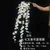 Materiais florais em tons de branco para salões de casamento, móveis para vitrines, adereços de flores de seda para decoração suave, arranjos de flores, marcadores de corredor, buquês artificiais atacado