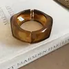 Pulsera de Madera con Grano Color Café Estilo Vintage Retro, Pulsera de Lujo Ligero de Gama Alta, Joyería de Moda Transfronteriza Europea y Americana