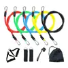 Amazon Más Vendido Juego de Bandas de Resistencia de 11 Piezas Expansor de Pecho Deportivo Multifuncional Entrenamiento de Cuerpo Completo Bandas de Resistencia