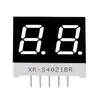 Pantalla LED Digital de 2 Dígitos de 0.4 Pulgadas, Luz Roja de Alto Brillo, Luz Azul, Luz Blanca, Cátodo Común y Ánodo Común Pantalla Digital 4021