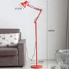 Lámpara de pie plegable de brazo largo, LED de espectro completo para protección ocular para estudiar, adecuada para sala de estar, dormitorio y estudio, lámpara de pie para iluminación básica