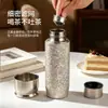 Taza térmica con tapa magnética de titanio puro, interior y exterior de titanio puro, taza de agua regalo para oficina de negocios, taza de té portátil para coche y viajes
