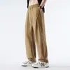 Pantalones de pierna ancha para hombre, talla grande, verano, corte recto holgado, pantalones extra grandes para hombre para adolescentes, primavera y otoño, pantalones curvos talla grande, talla 78