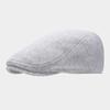 Boina de algodão tricotada de cor sólida Ins, chapéu de jornaleiro casual curto para comércio exterior, outono e inverno, chapéu retrô artístico