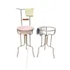 Soporte simple para lavabo, soporte de acero inoxidable para lavabo, de pie, para uso doméstico, estilo rural, tradicional, soporte de pie para lavabo
