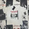 25Fw Erd Melancólico Rico Segunda Generación Nicho Marca de Moda Verano Americano Algodón Puro Holgado Camiseta de Manga Corta para Hombre Pareja
