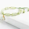 Nuevo Pulsera de Conejo de Jade para Niñas Pulsera de Conejito de Jade de Verano Regalo Retro Avanzado del Día de San Valentín Chino para Novia