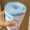 Bolsa de Basura Sanitaria Doméstica con Cordón Portátil Engrosada Portátil Rollo Automático Cocina Bolsa de Plástico Grande