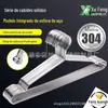304 aço inoxidável cabide de roupas sólidas cabide por atacado cabideiro secagem calças rack crianças sem ferrugem cabide de roupas de metal antiderrapante