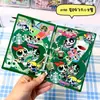 Caderno Original Cartoon A7 Acrílico de Folhas Soltas, Caderno de Estudante Anime Estética Fofa Feminina