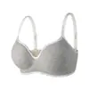 Sutiã Esportivo Feminino Sexy Sem Aro Letras Peitos Anti-queda Estilo Esportivo Mostruário de Roupas Íntimas