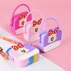 Nueva Bolsa de Princesa Cuadrada de Silicona Portátil Color Caramelo Bolso Cruzado de Hombro para Niños Nuevo Stock Disponible el Mismo Día