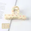 Pinza Elegante para el Cabello Estilo Vintage para Mujer, Pinza de Garra con Lazo para la Parte Trasera de la Cabeza, Pinza de Tiburón Pintada con Spray Mate