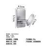 Colgador de puerta de baño transfronterizo, gancho para ropa de baño, gancho adhesivo de metal, gancho de acero inoxidable para cocina sin perforaciones, sin rastro