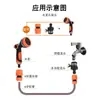 Adaptador de junta de pezón de manguera de tubería de agua de 6 minutos 4 minutos adaptador de dos vías de tubo de cuero colección de accesorios de junta giratoria reductor