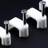 Clips de Cabo com Prego de Aço Clips de Fixação de Fio Clips para Cabo de Rede Pregos Pregos para Parede de Cimento Pregos para Fio Clips para Tubo Redondo Clips Sela Abraçadeiras de Cabo