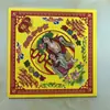 Papel de Quema Impreso a Color por Ambos Lados para Riqueza, Paz y Bendiciones, Dinero Dorado y Plateado, Origami Hecho a Mano para Rituales y Suministros Funerarios, Cabeza de Perro Dorada