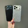 Adequado para capa de celular com glitter de diamante para iPhone 17 Pro Max, capa protetora anti-queda de cobertura total Apple 16 15