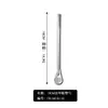 Pajita de Acero Inoxidable Extendida con Filtro y Cuchara Revólver de Doble Propósito Accesorios para Té Mate Pajita para Té Aromático Pajita con Filtro y Cuchara