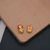 Colgante de zapato de paz de aleación estilo chino Accesorios para joyería DIY Encanto del zodíaco de dibujos animados Pulsera Accesorios de cuentas