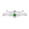 Pulsera de Hielo Flor de Hielo Corte Trigo Espiga Huevo de Paloma de Piedra Preciosa de Color Más Vendida en Transmisión en Vivo, Pulsera Elástica con Forma de Huevo Chapada en Oro Real con Diamante de Alto Carbono