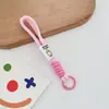 Chaveiro Corda Trançada de Nylon Cordão Mosquetão Masculino e Feminino Corda de Mão para Casal Pingente de Bolsa Chaveiro de Carro Popular