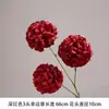 Flores artificiales rojas decoración de escena de boda ramo de flores falsas rosas hortensias flores de boda flores artificiales venta al por mayor