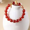 Tienda de Fábrica Auténtico Pulsera del Zodiaco Caballo 2026 para Mujer, Pulsera de Ágata Roja para Hombre, Accesorio Propicio para los Nacidos en el Año del Caballo