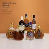 Decoraciones de Botellas de Licor Vacías, Atrezo Creativo de Botellas de Vino Tinto para Fotos, Artículos de Exhibición de Lujo Ligero para Vinotecas
