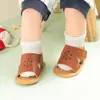 26 Anos de Sapatos Populares de Verão para Bebês Caminharem, Sandálias de Bebê Respiráveis e Confortáveis Retrô, Sapatos de Bebê para Atacado de Comércio Exterior