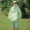 Conjunto Ligero de Ropa con Protección Solar Estilo Montaña para Hombres y Mujeres, Ropa de Verano para Exteriores con Protección Solar, Anti-UV, Chaqueta Transpirable con Sensación de Hielo para Protección Solar