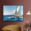 Pinturas Famosas Mundialmente Decoração de Parede para Sala de Estar Pintura Quarto de Hopper à Beira-Mar Mural para Quarto Cenário de Pousada Pintura para Pendurar em Restaurante