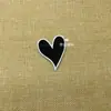 Pegatinas bordadas de corazón de lunares accesorios para ropa sombrero zapatos y calcetines Parche decorativo DIY