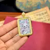 Ouro Quente Xizang Nepal Thangka Puro Pintado à Mão Raposa de Nove Caudas Núcleo de Cartão 2*3