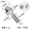 Trípode Accesorio Corto para Cámara Base Tornillo de Fijación Extensión para Gimbal Dslr Placa de Liberación Rápida de 1/4 de Pulgada Tornillo 3/8