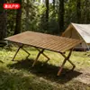 Mesa Dobrável para Rolinhos de Ovo, Mesa Dobrável para Barracas de Parque, Piquenique, Acampamento, Mesa Simples, Portátil e Fácil de Guardar
