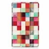 Adecuado para Amazon Amazon New fire7 2019 Funda protectora kindle HD7 pulgadas Funda de cuero pintada con pliegue del 30%