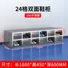 Gabinete de Zapatos de Acero Inoxidable Taller Limpio Libre de Polvo Taburete para Cambiar Zapatos de Empleados Fábrica de Alimentos Laboratorio Casillero Gabinete de Zapatos de una y Dos Caras