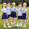 Nuevos uniformes de verano para clases de primaria, juegos deportivos, uniformes escolares para niños, trajes de manga corta, uniformes de jardín de infancia, nuevos uniformes de verano